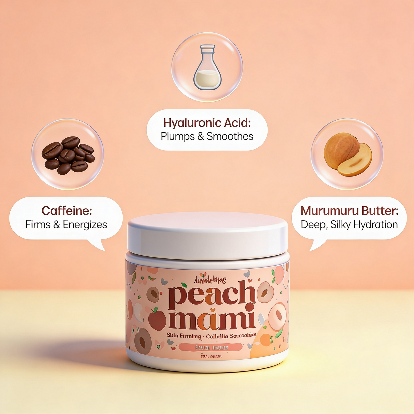 Peach Mami Skin Firming & Cellulite Smoothing Cream